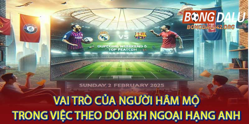 BXH Ngoại Hạng Anh